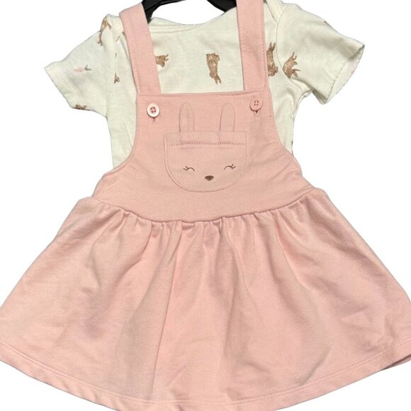 Carter's Child of Mine Baby Girl Bunny Dress‎ Set, 2-Piece - Size 6-9m - NWT - Picture 5 of 6